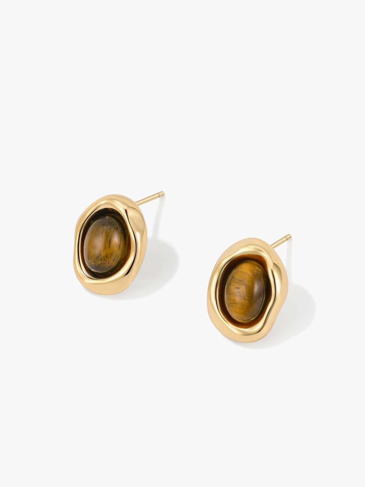 Franz | Vintage Tiger Eye Ohrringe