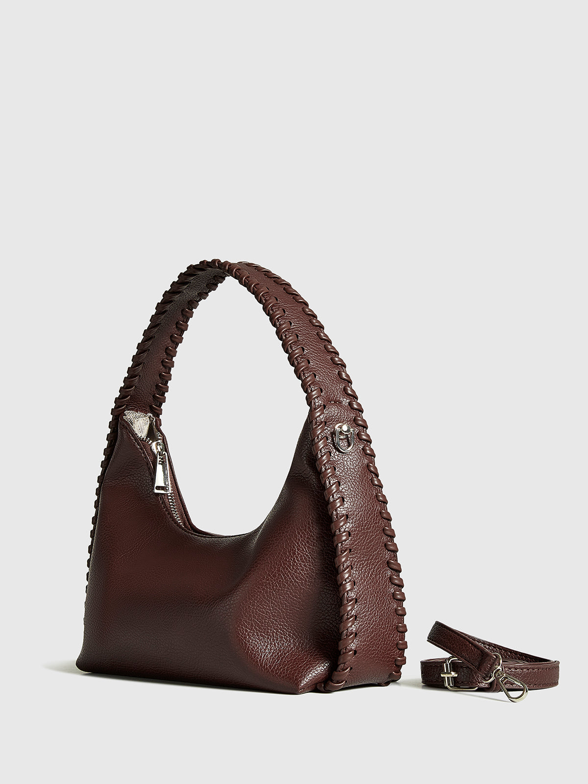 Leonie | Woven Zipper Tote Bag
