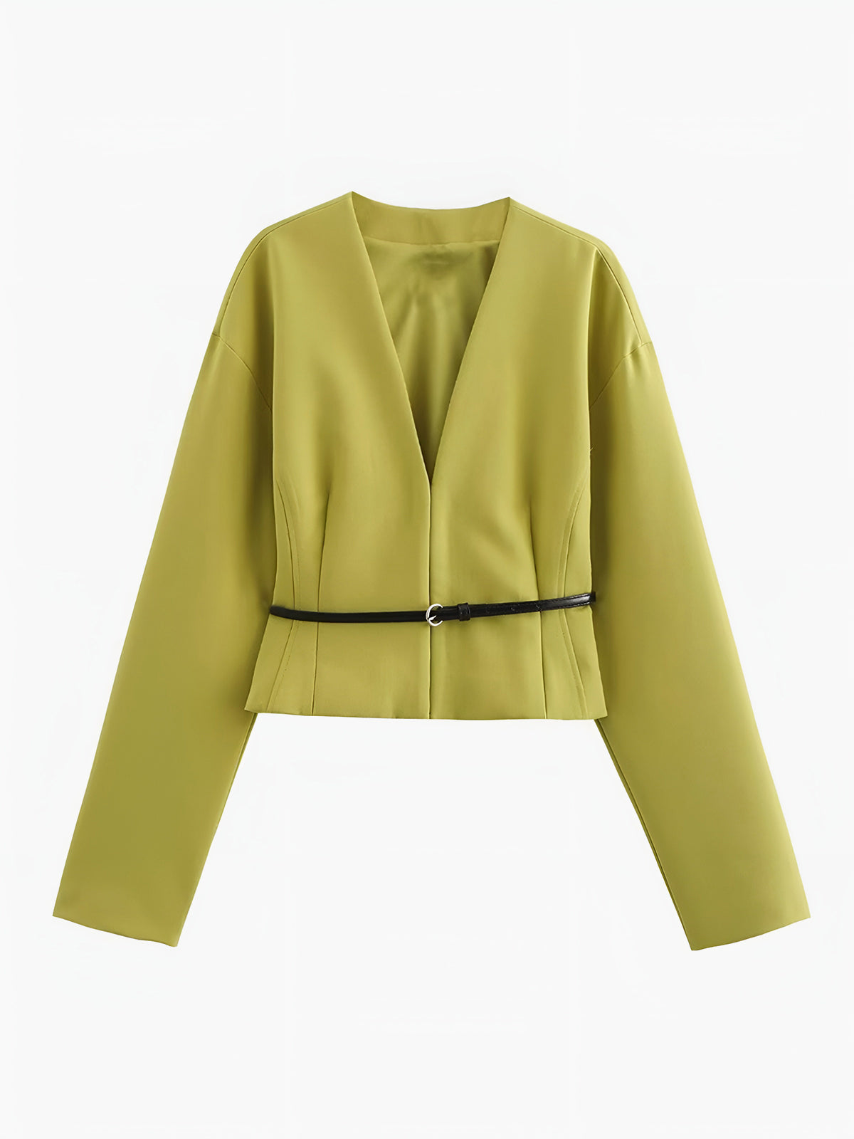 Felix | Eleganter V-Ausschnitt Blazer mit Gürtel