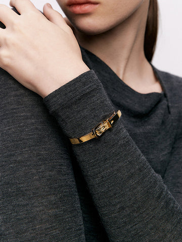 Max | Offenes Armband im Schnallenstil