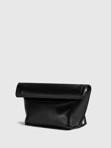 Clara | Minimalistische Clutch mit gerolltem Rand