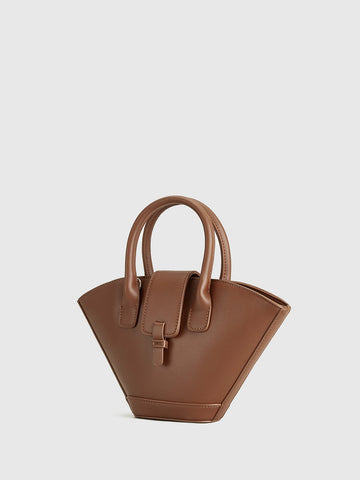 Clara | Elegante Korbtasche mit Griff