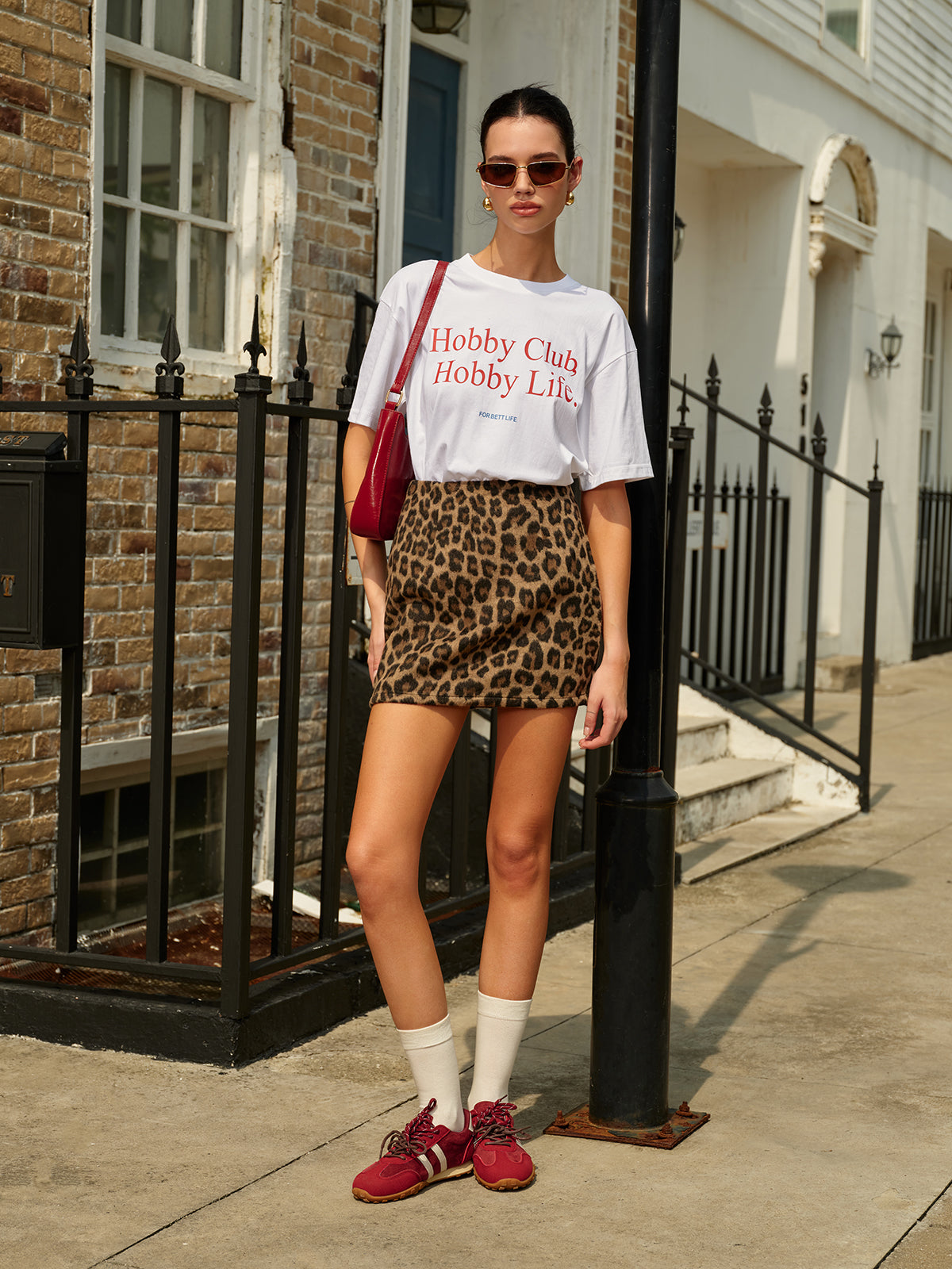 Lars | Baumwoll T-Shirt mit Print und kurzen Ärmeln