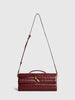 Clara | Zwei-Wege Woven Flap Clutch Schultertasche