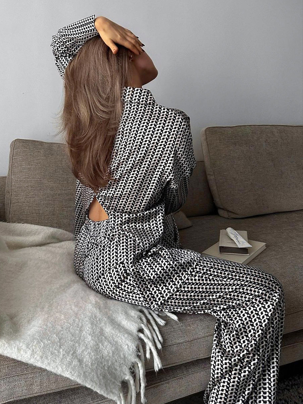 Viktoria | Vintage Hosenanzug mit elastischem Bund