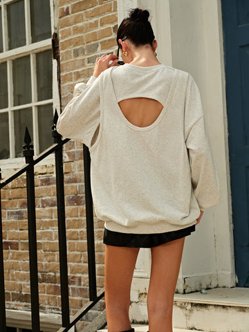 Max | Vielseitiges Cutout Sweatshirt
