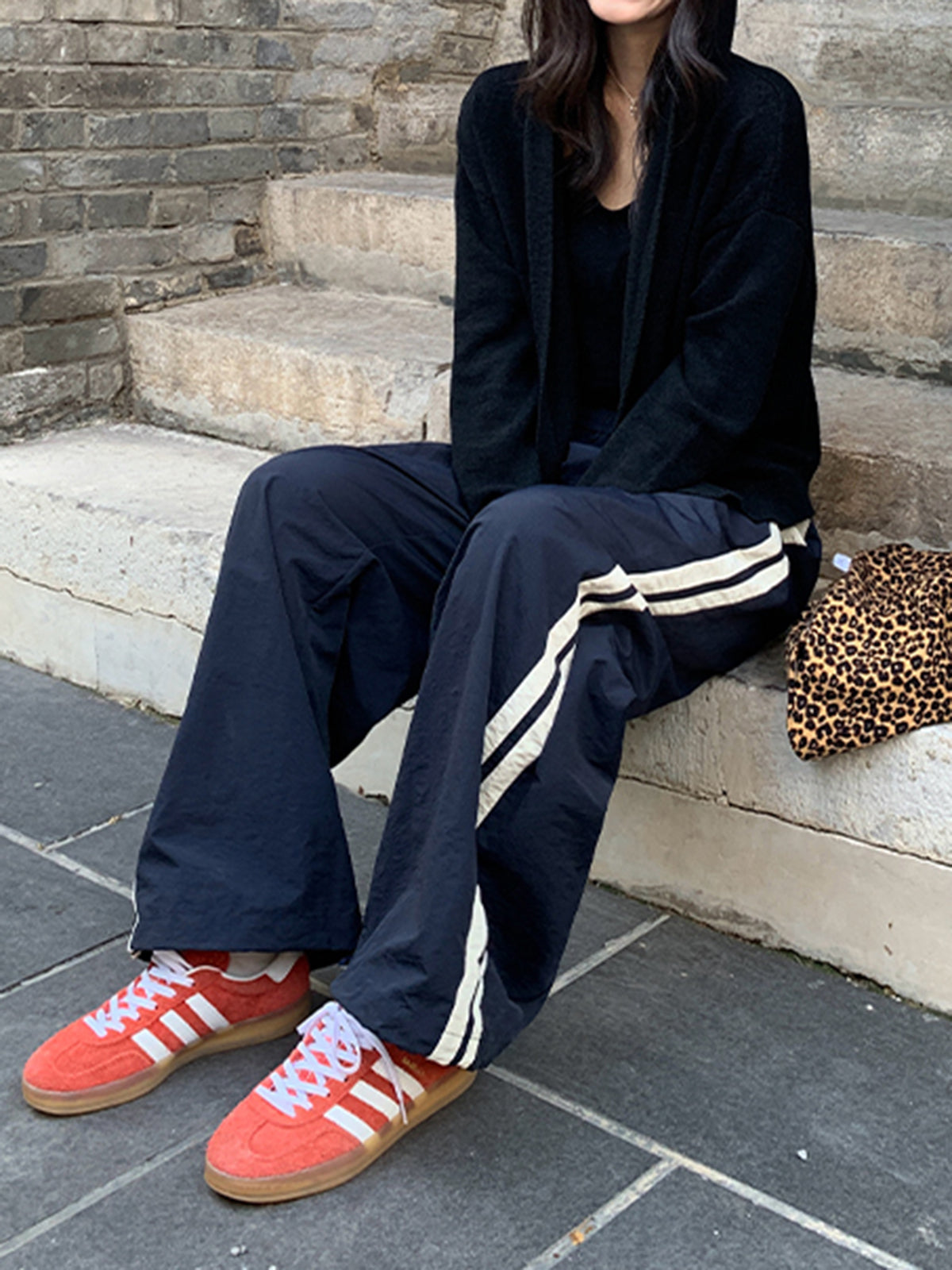 Jonas | Kontrast-Seitenbesatz Jogginghosen