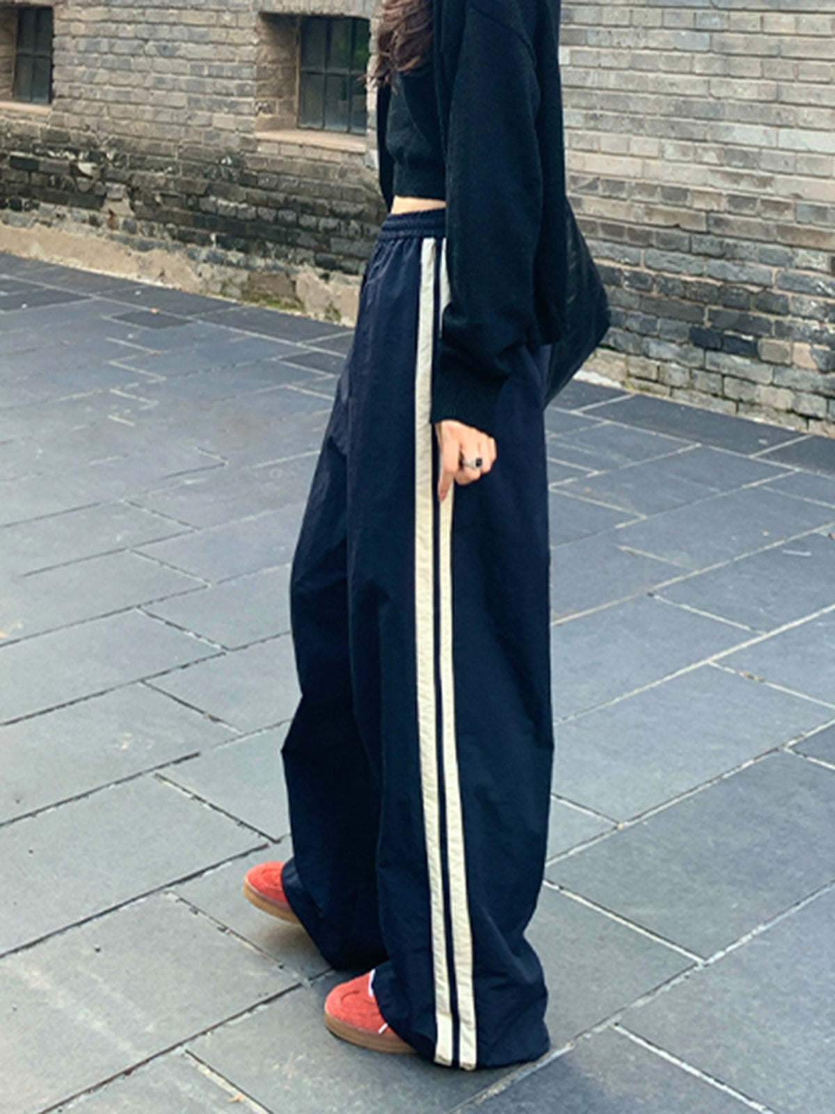 Jonas | Kontrast-Seitenbesatz Jogginghosen