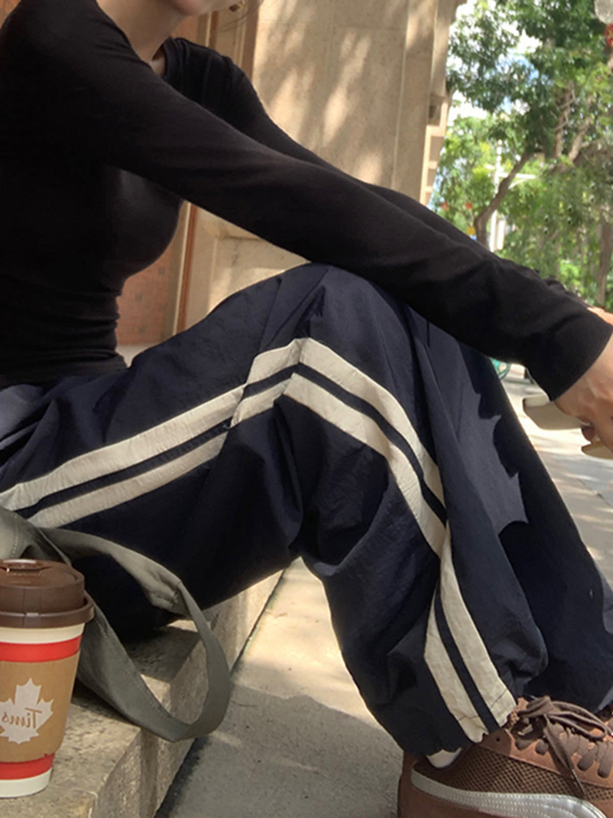 Jonas | Kontrast-Seitenbesatz Jogginghosen