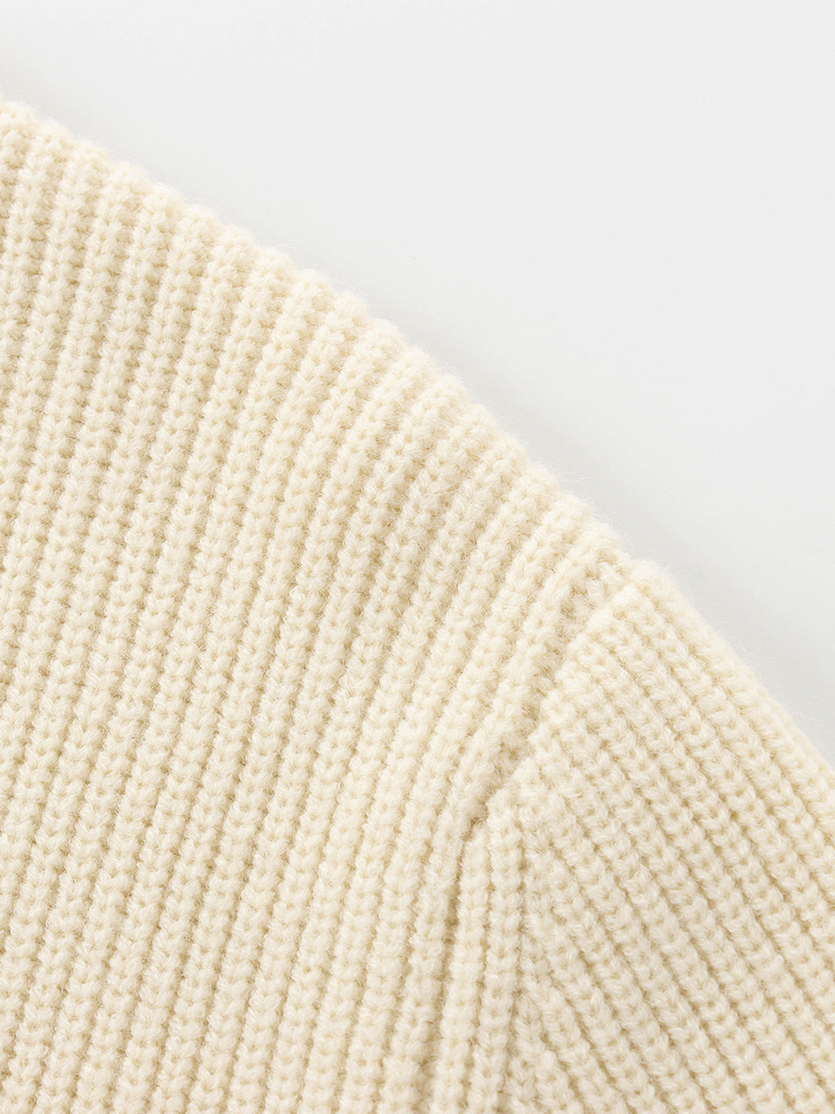 Marlies | Gerippter warmer Pullover mit Schleife