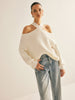 Schulterfreier Chic | Eleganter Kälteschulter-Pullover
