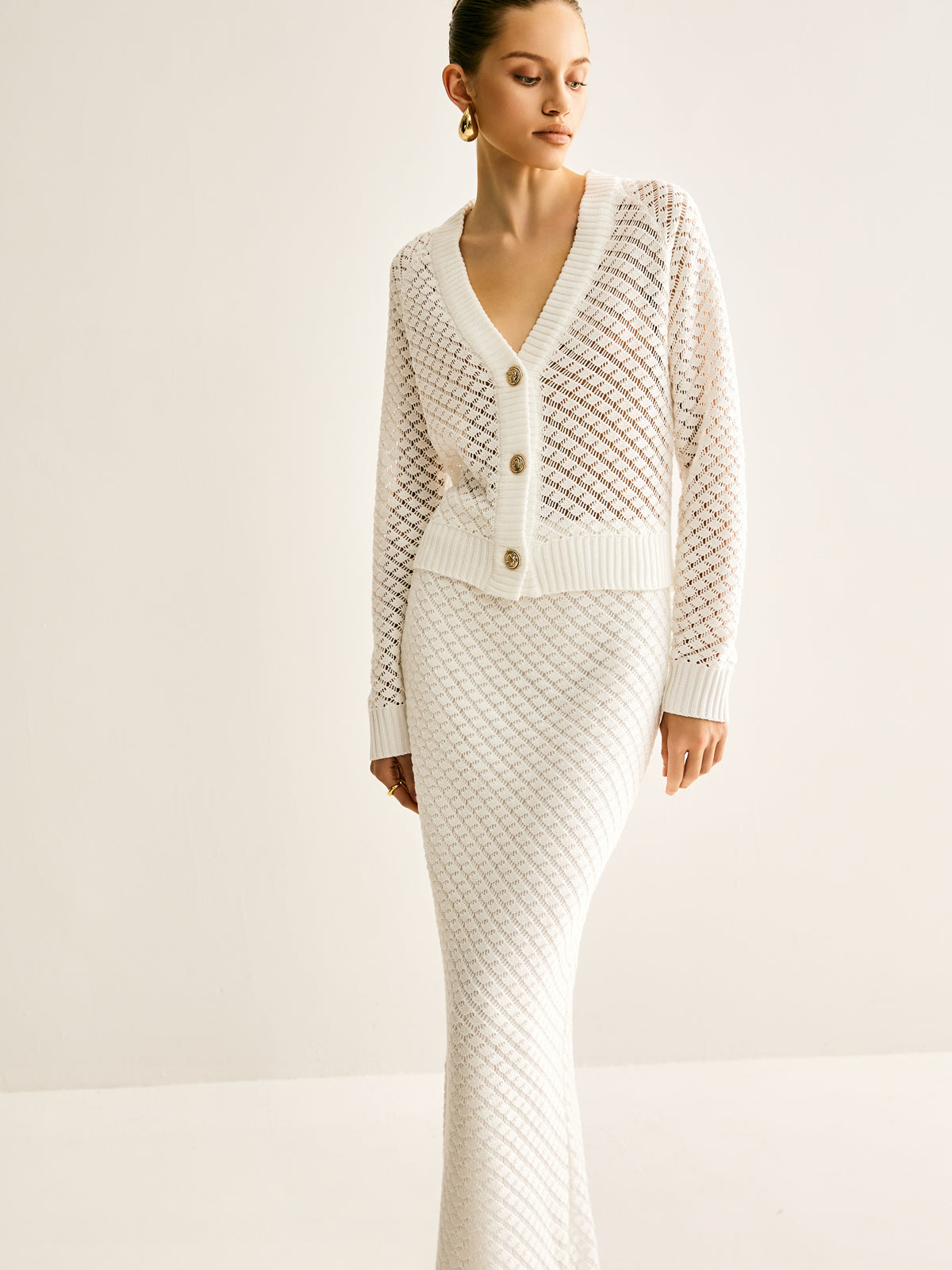 Clara | Elegantes Maxi Rock Set