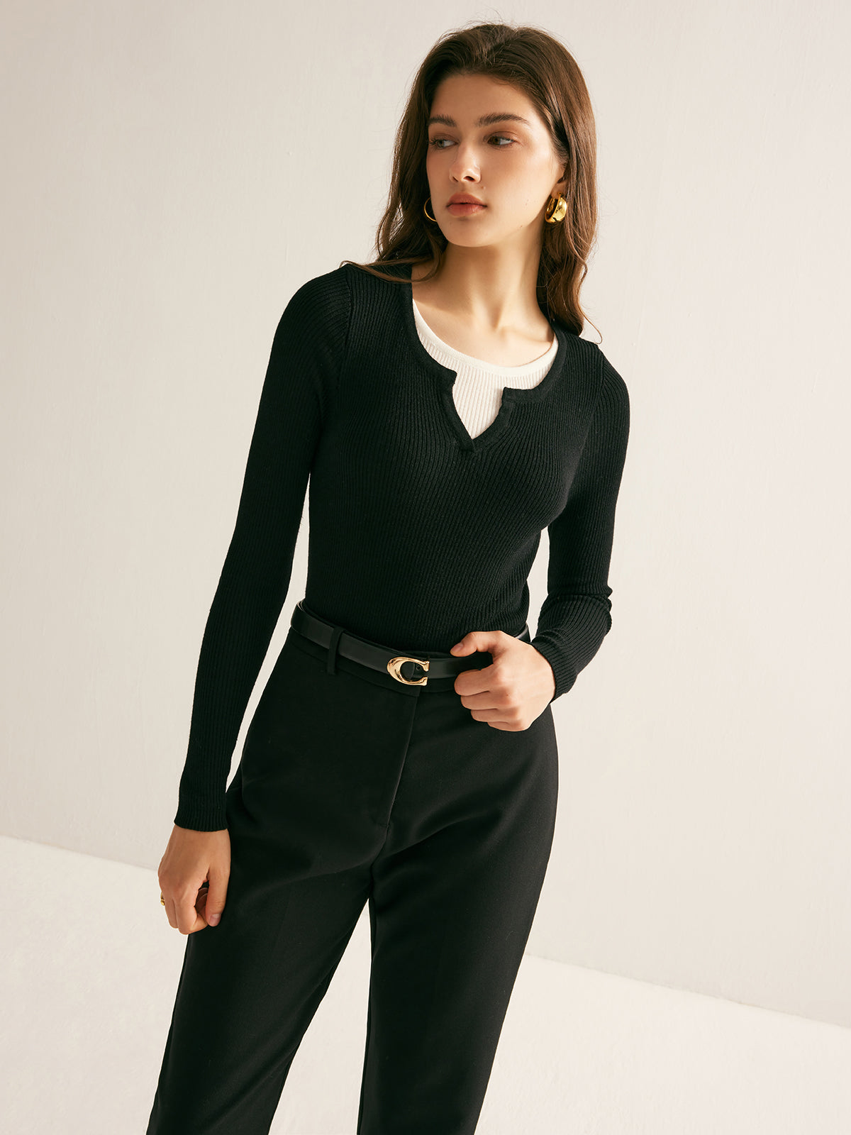 Leon | 2 in 1 Slim Strickoberteil