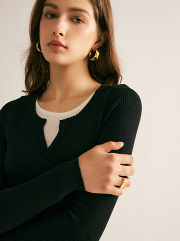 Leon | 2 in 1 Slim Strickoberteil