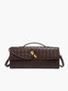 Clara | Zwei-Wege Woven Flap Clutch Schultertasche