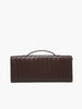 Clara | Zwei-Wege Woven Flap Clutch Schultertasche