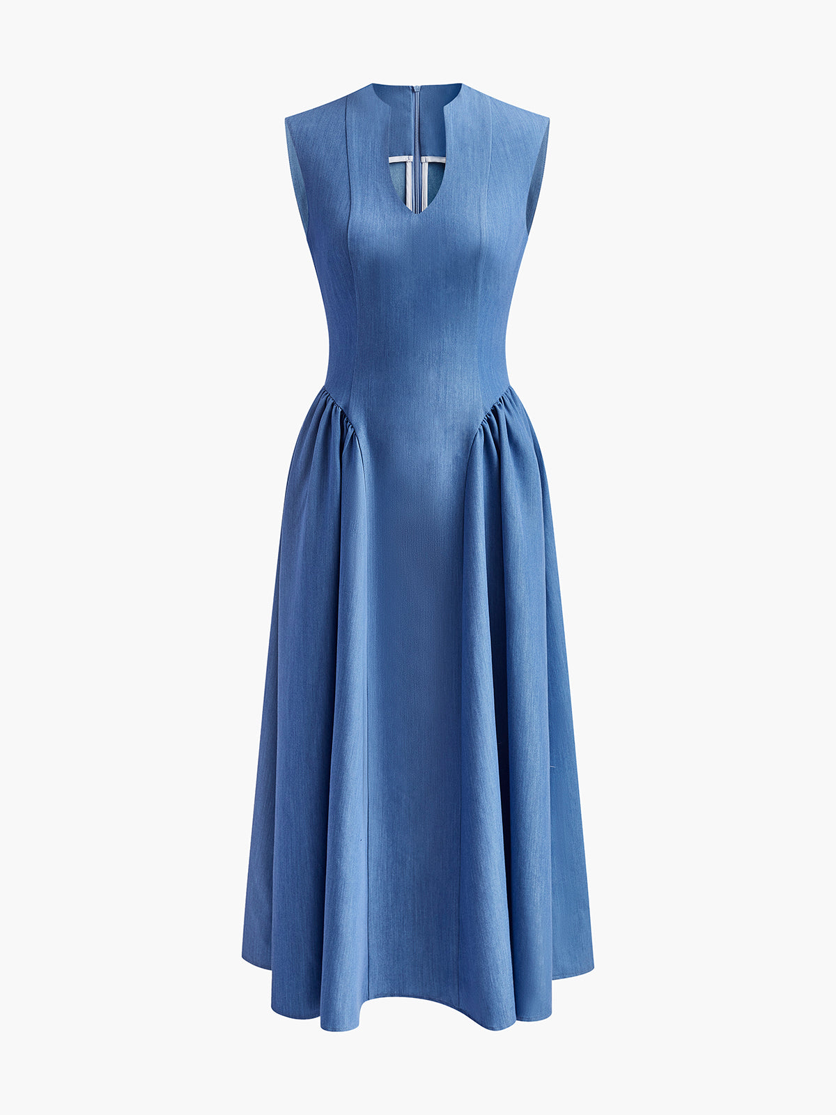 Isabella | Ärmeloses Plissée-Kleid