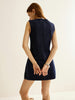 Clara | Ärmelloses Denim Kleid