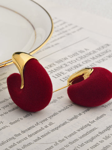 Clara | Flocked Hoop Ohrringe