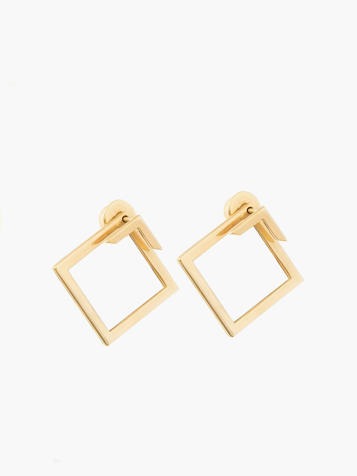 Lena | Quadratische Geometrische Ohrstecker
