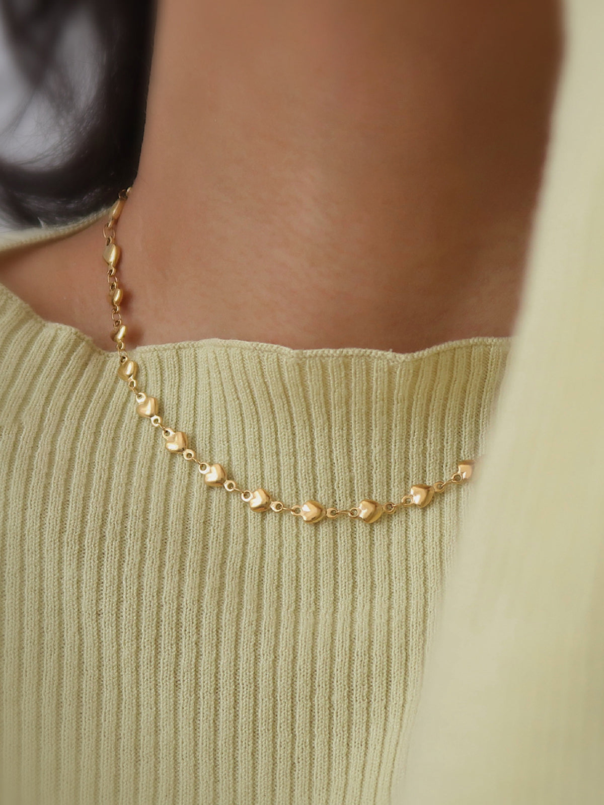 Sophie | Elegante Herzquaste-Halskette