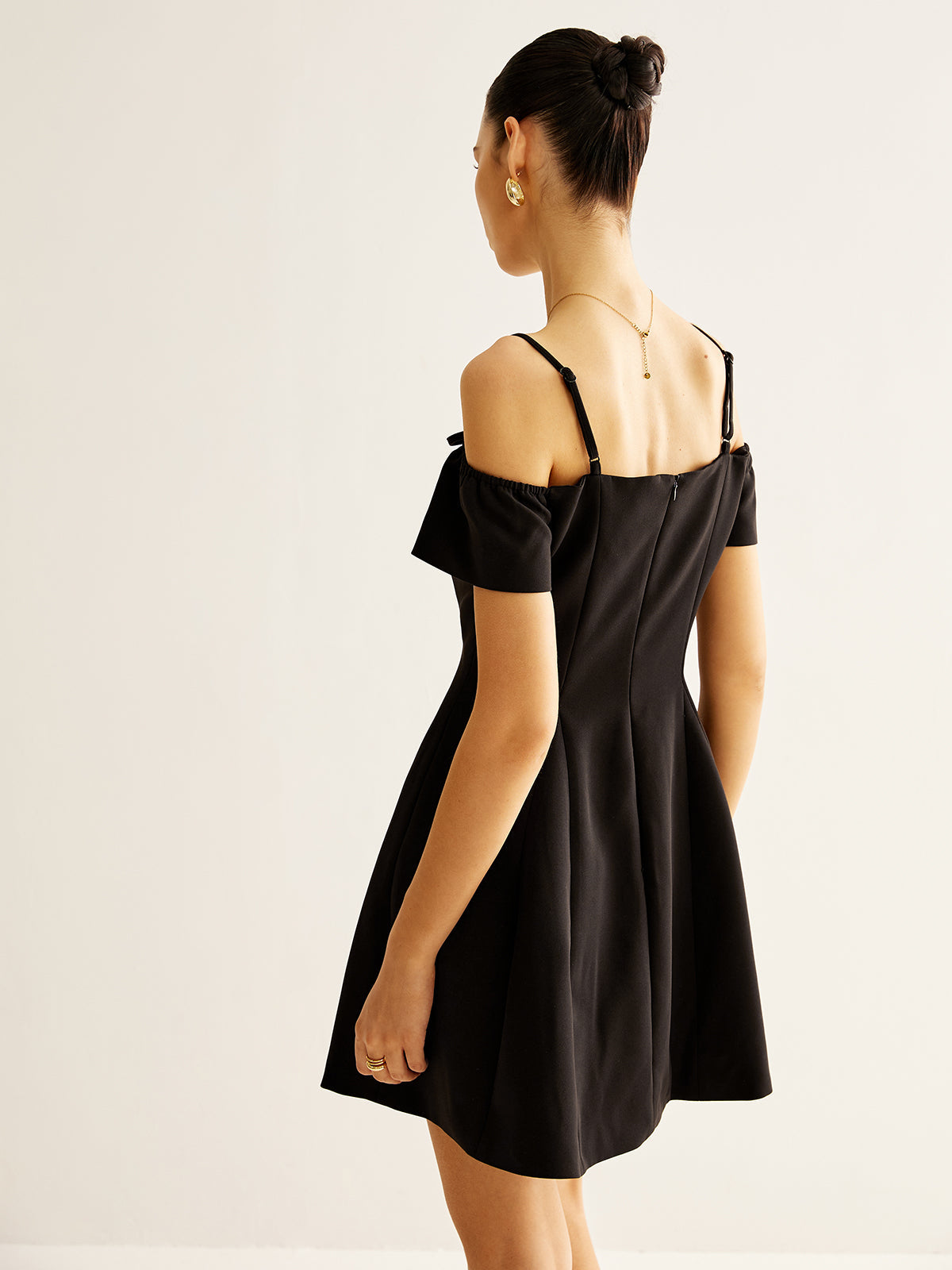 Anna | Elegantes Kleid mit Schleife und Reißverschluss