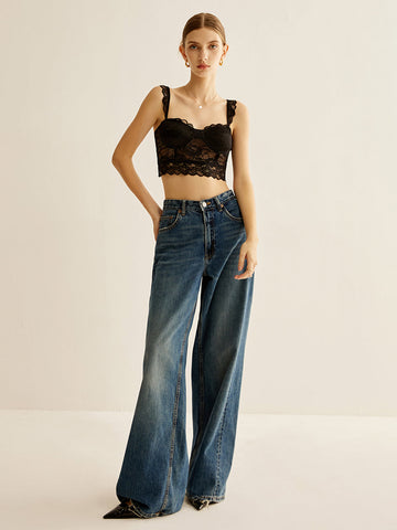 Sophie | Elegantes Spitzen-Korsett-Top