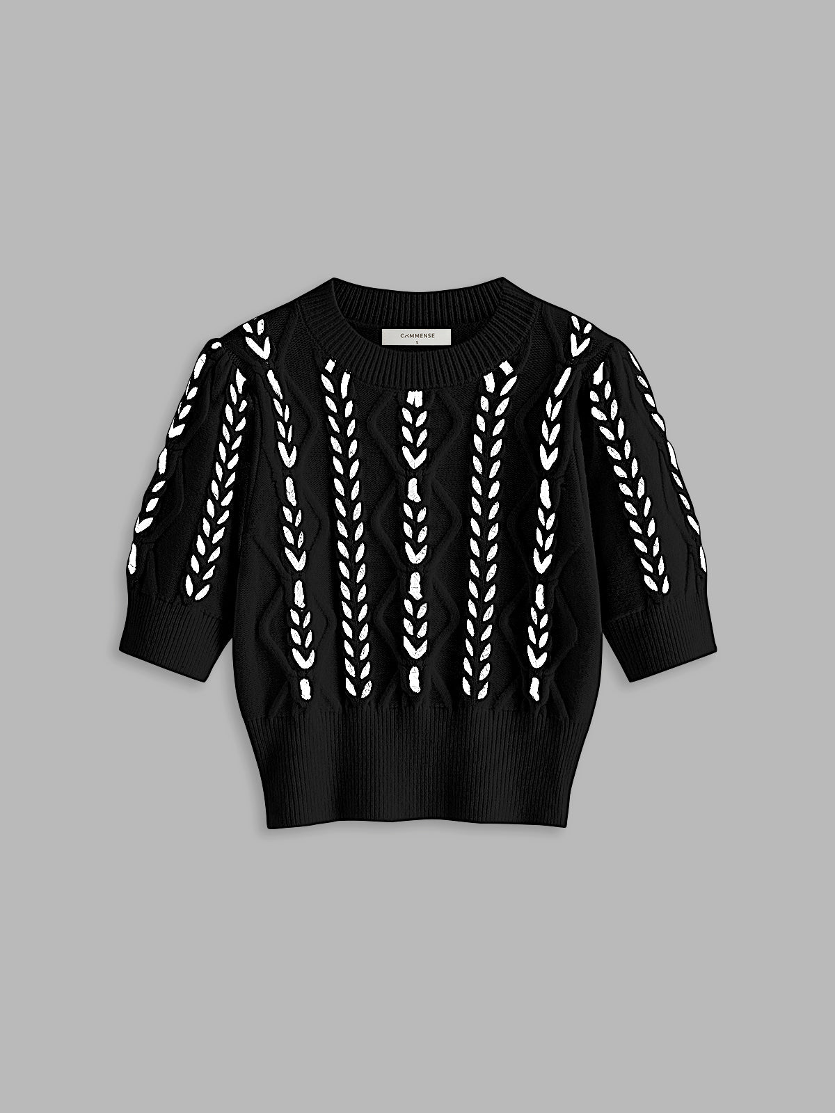 Clara | Korsett-Top mit Kontrastbesatz