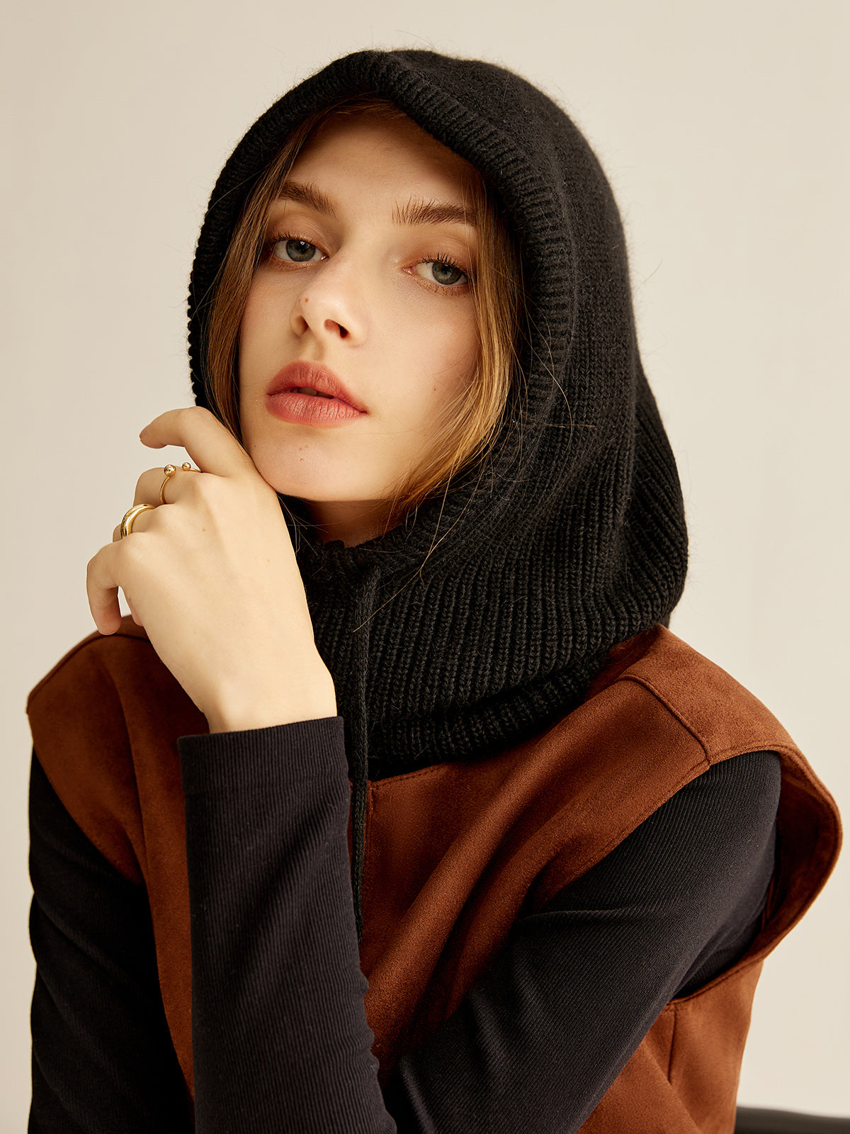 Jakob | Warmer Balaclava Hut mit Kordelzug