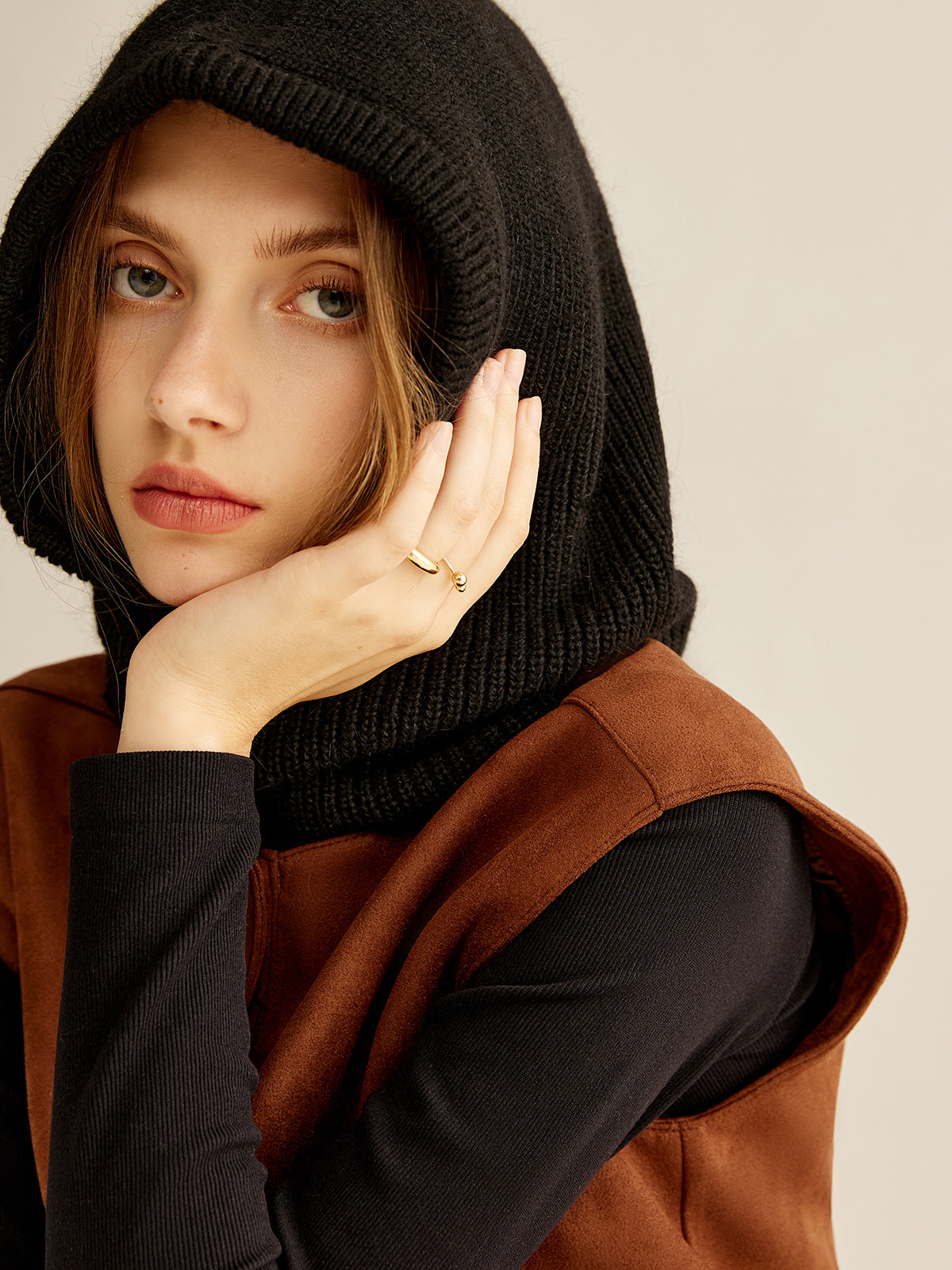 Jakob | Warmer Balaclava Hut mit Kordelzug