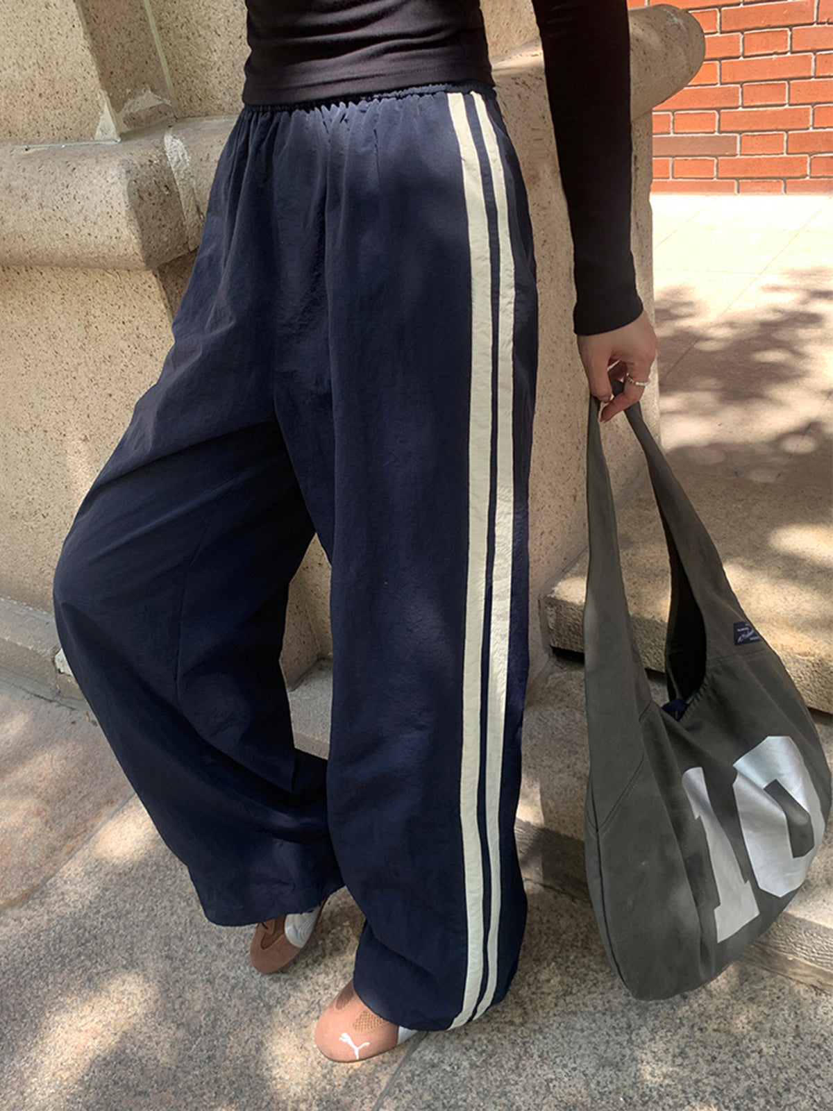 Jonas | Kontrast-Seitenbesatz Jogginghosen