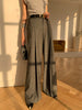 Mia | Hochtaillierte Faltenhose ohne Gürtel