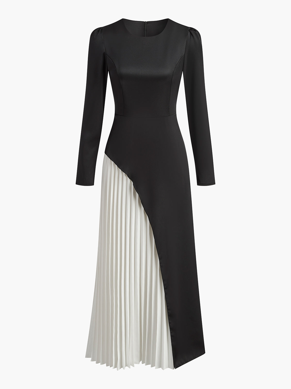 Clara | Zeitloses Faltenkleid mit Bindegürtel