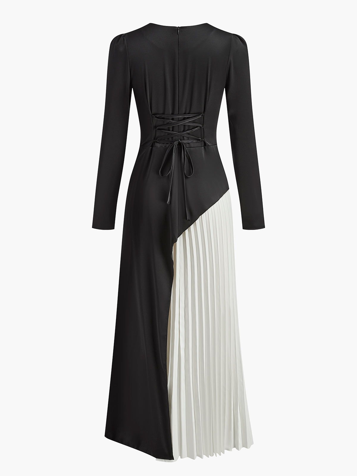 Clara | Zeitloses Faltenkleid mit Bindegürtel