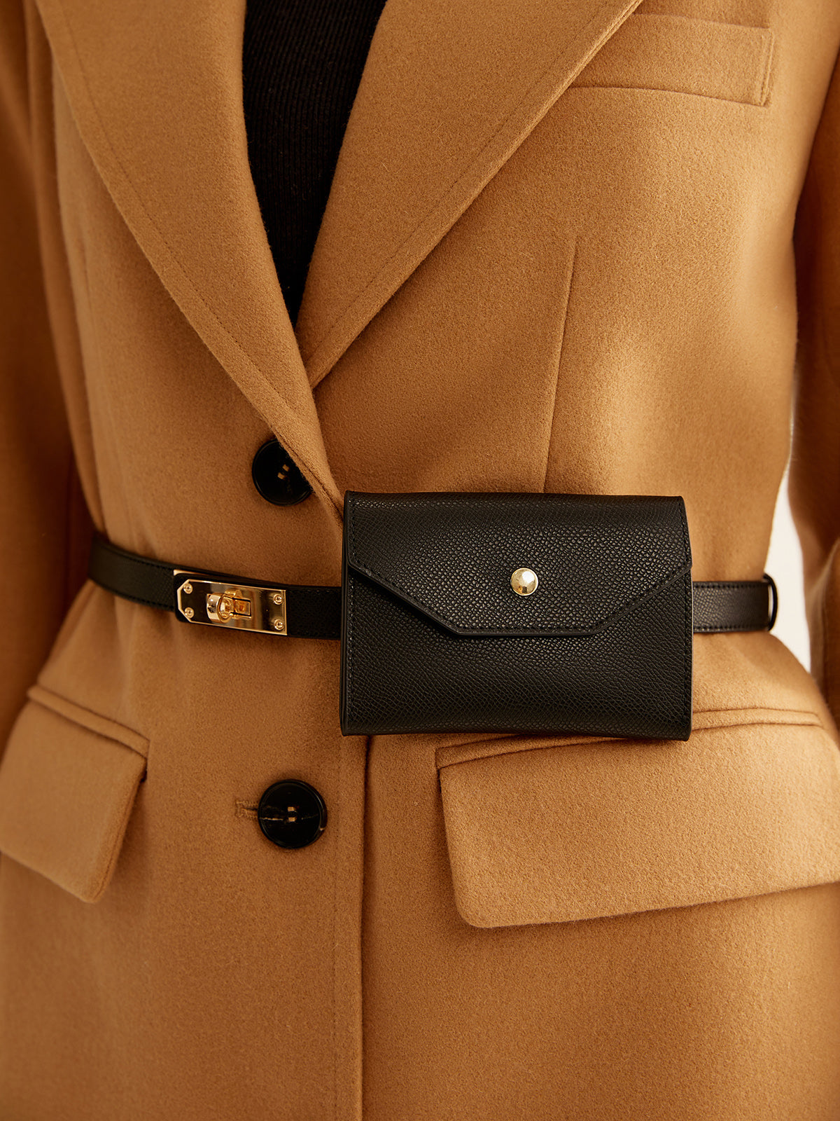 Max | Elegantes Gürtelbeutelset aus Leder