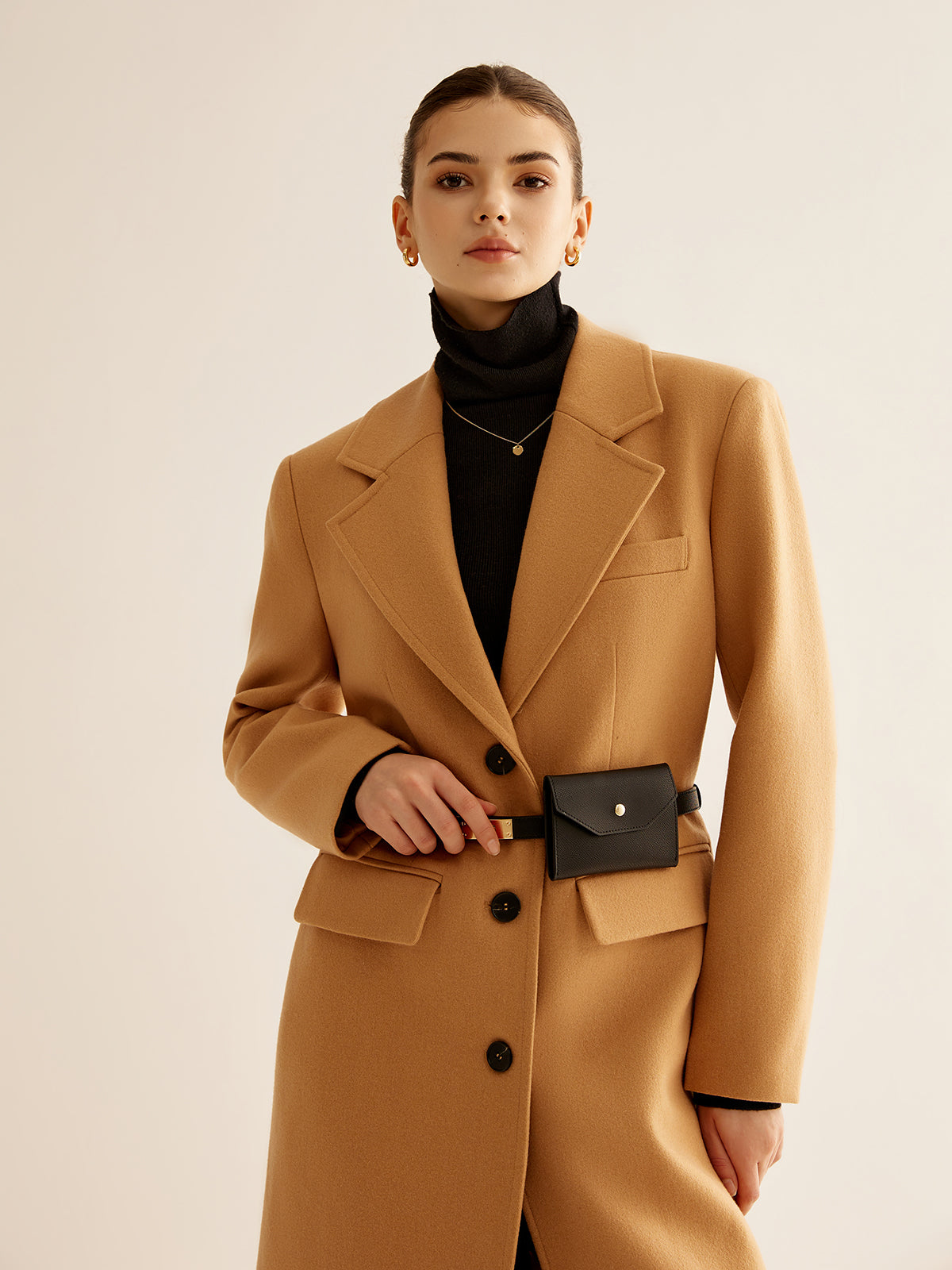 Max | Elegantes Gürtelbeutelset aus Leder