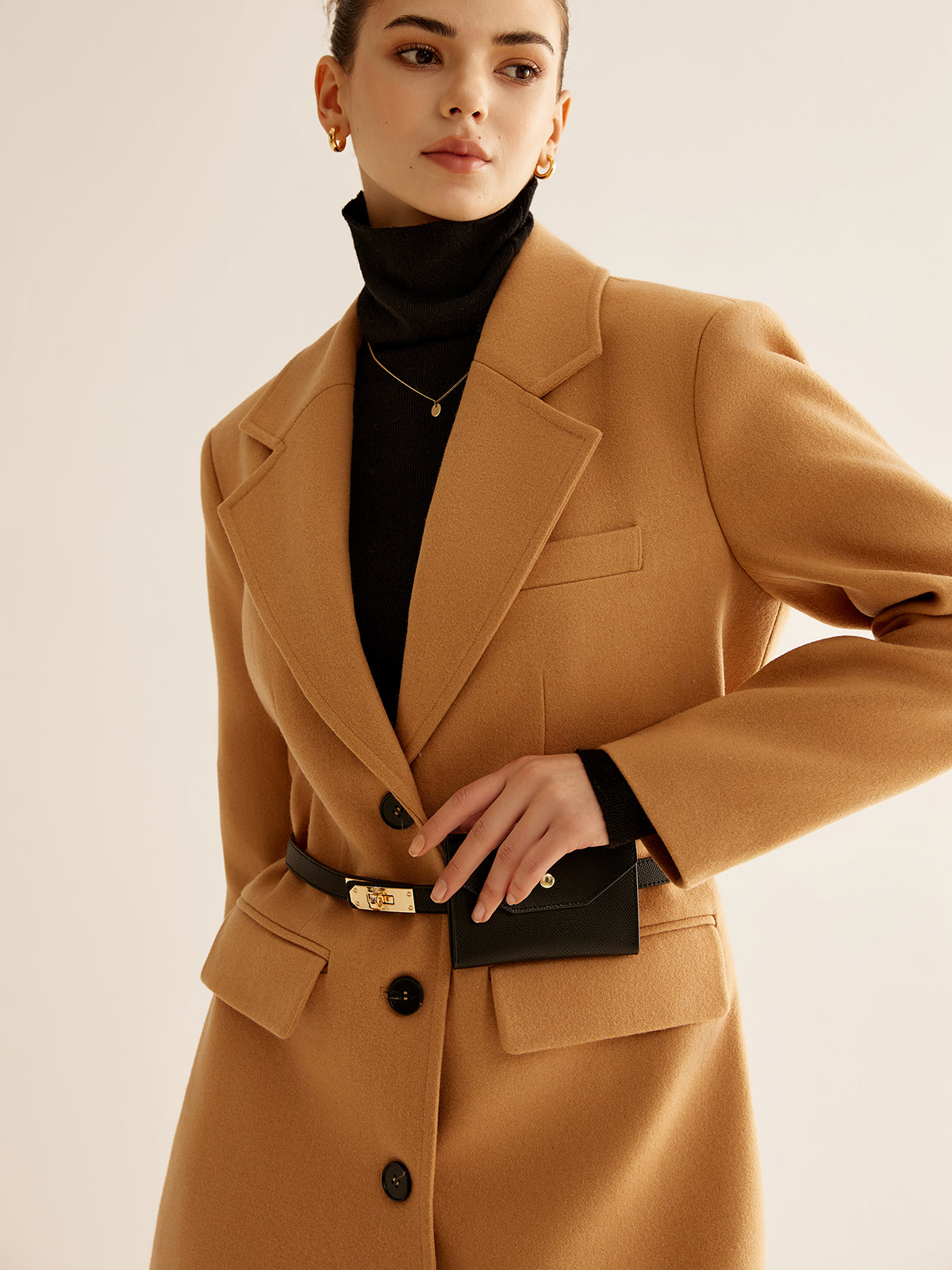 Max | Elegantes Gürtelbeutelset aus Leder