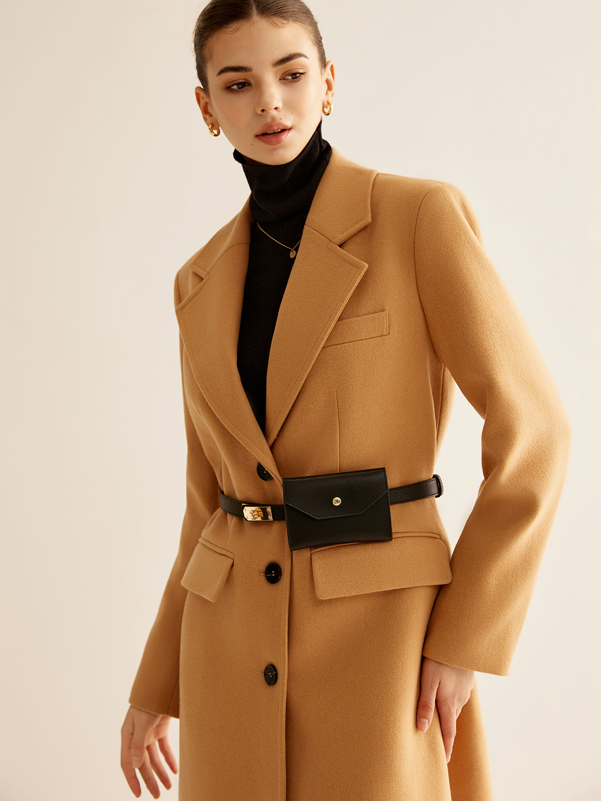 Max | Elegantes Gürtelbeutelset aus Leder