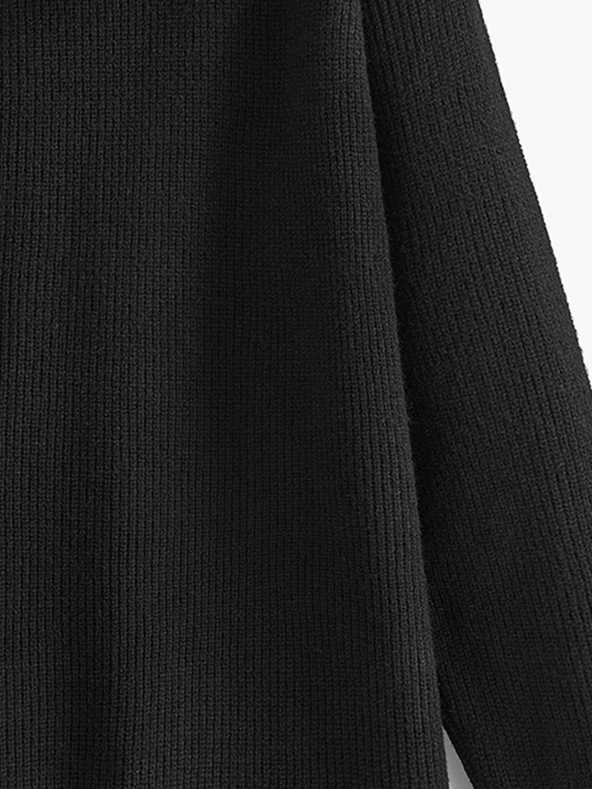 Max | Eleganter Stehkragenpullover mit seitlichem Reißverschluss