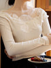 Anna | Florales, geripptes Slim T-Shirt