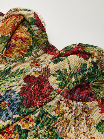 Clara | Florales Zug-Corsett