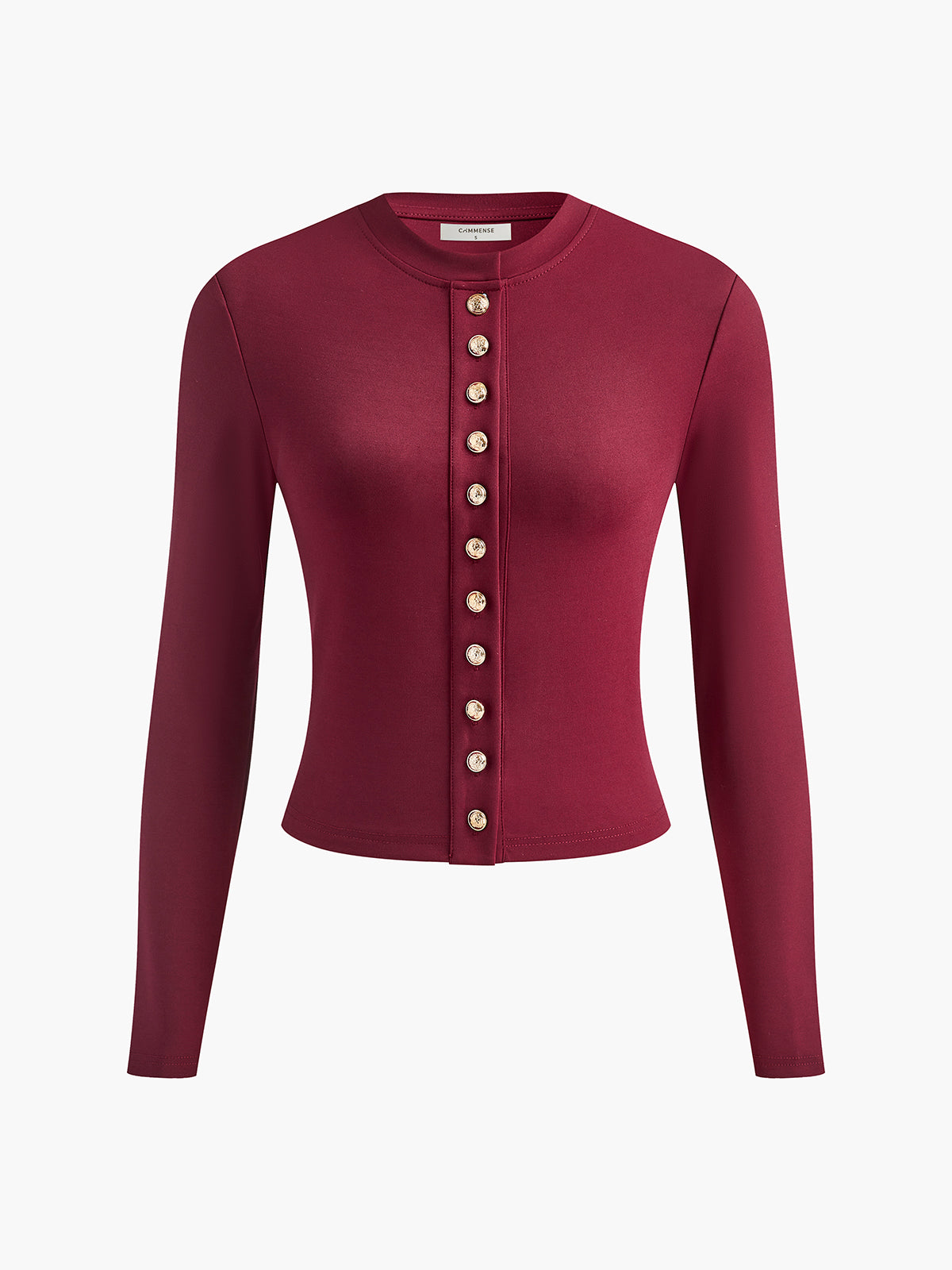 Clara | Elegante Kurzbluse mit Knopfleiste