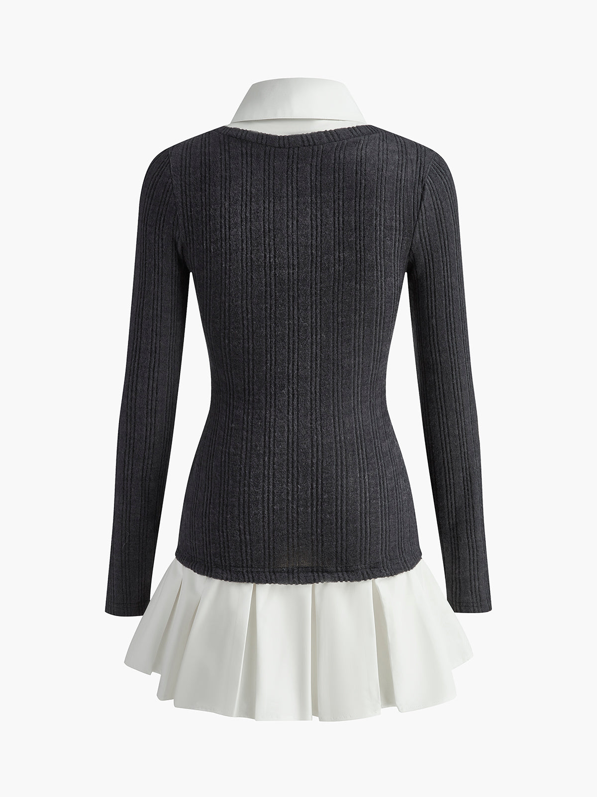 Clara | Color Block Panel Knit Dress