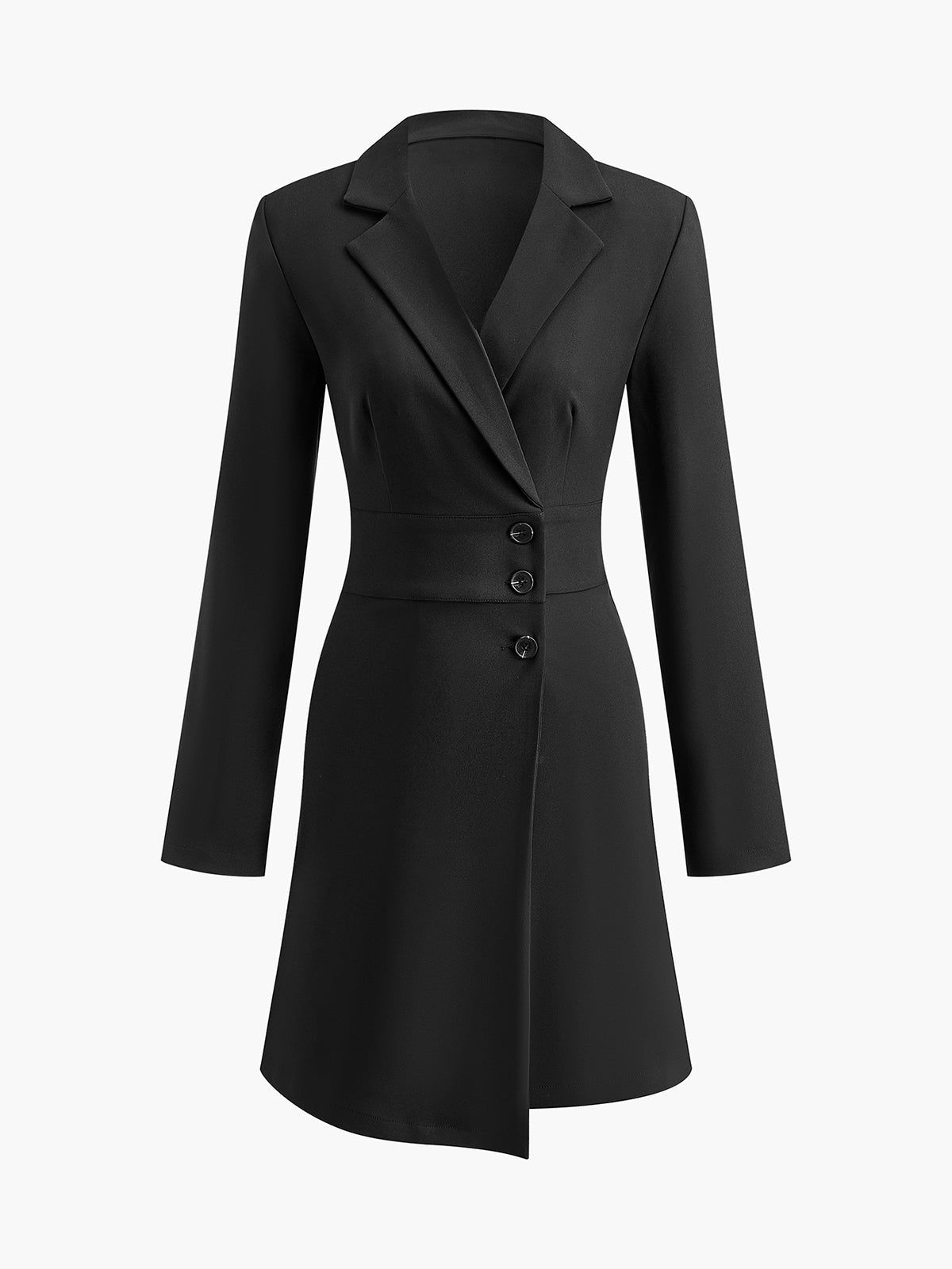 Eleganz neu definiert | First Choice Blazer Langärmliges Kurzes Kleid