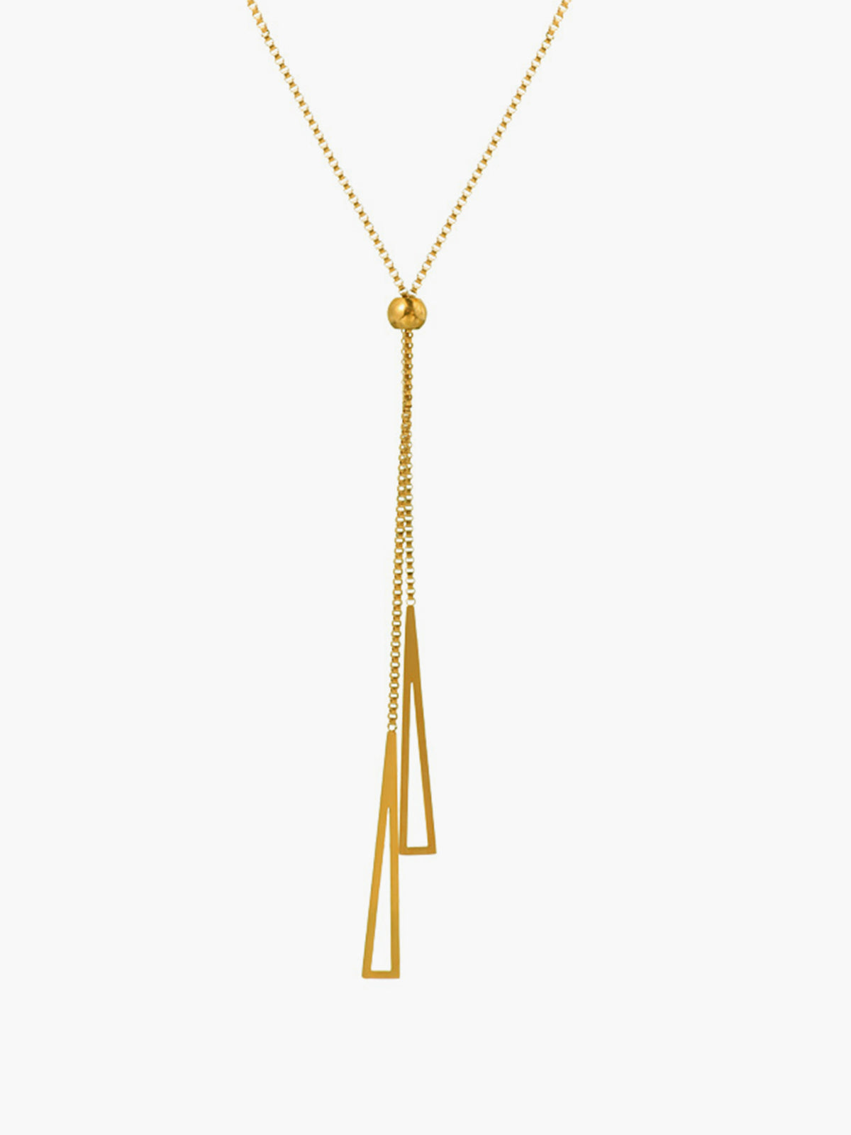 Emilie | Elegante Lariat Quasten-Halskette