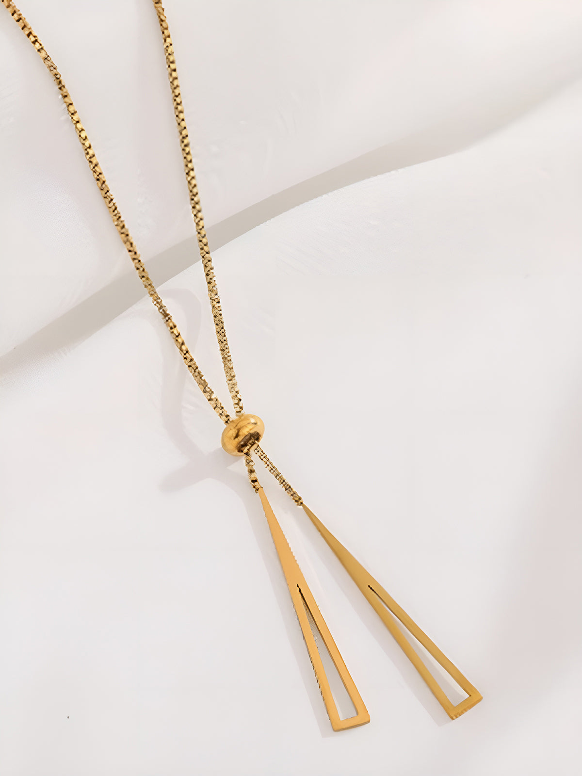 Emilie | Elegante Lariat Quasten-Halskette
