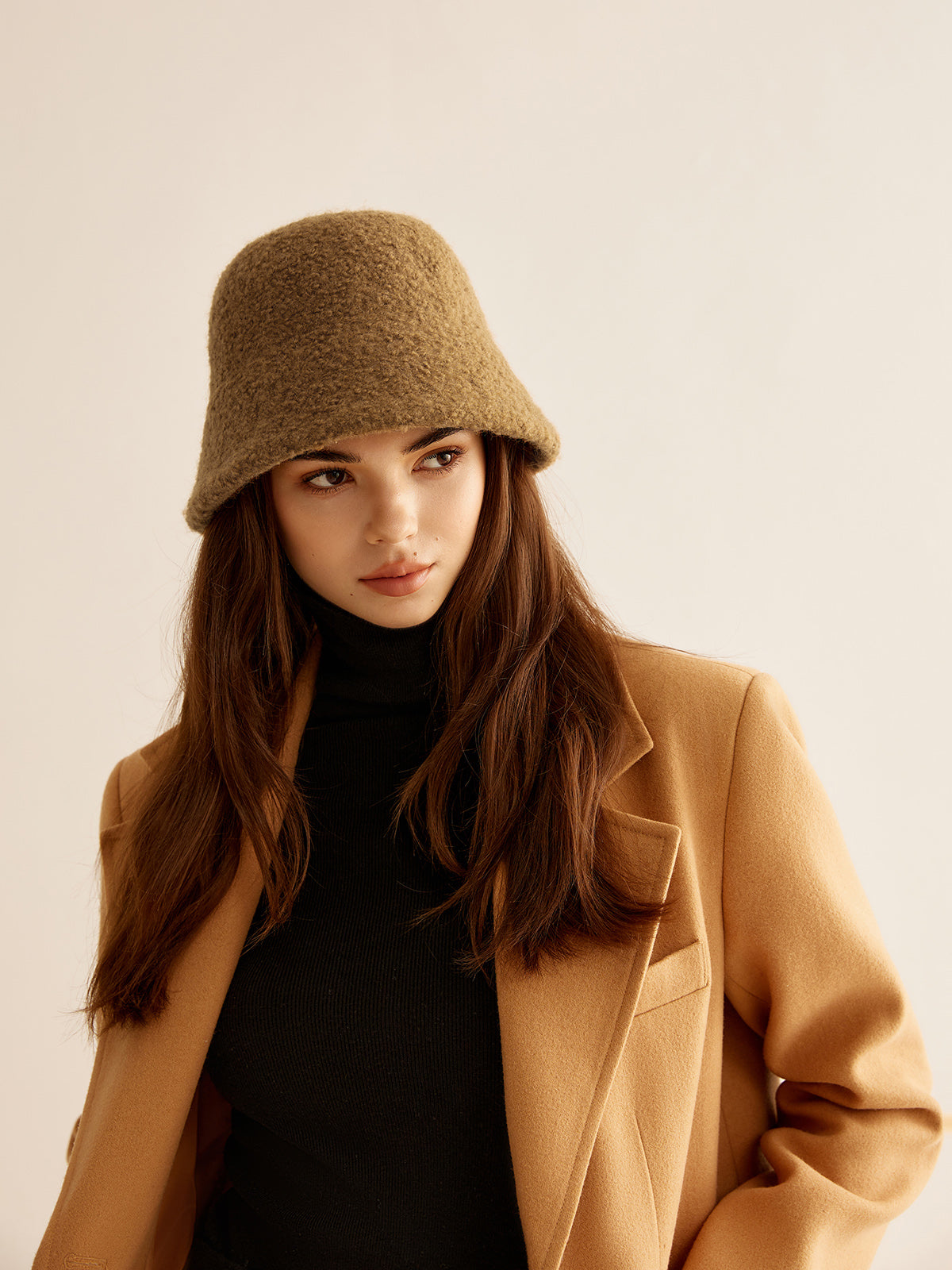 Max Hut | Wollmischung Bucket Hat