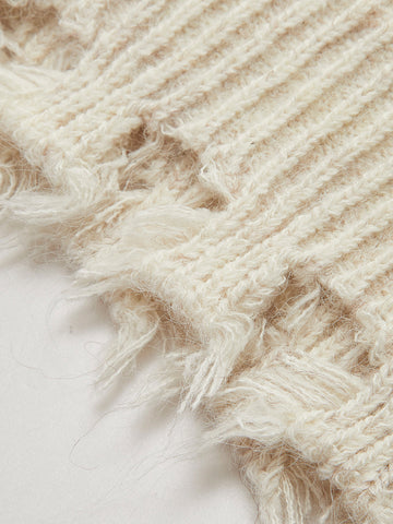 Hannes | Modischer Cardigan mit rohem Saum