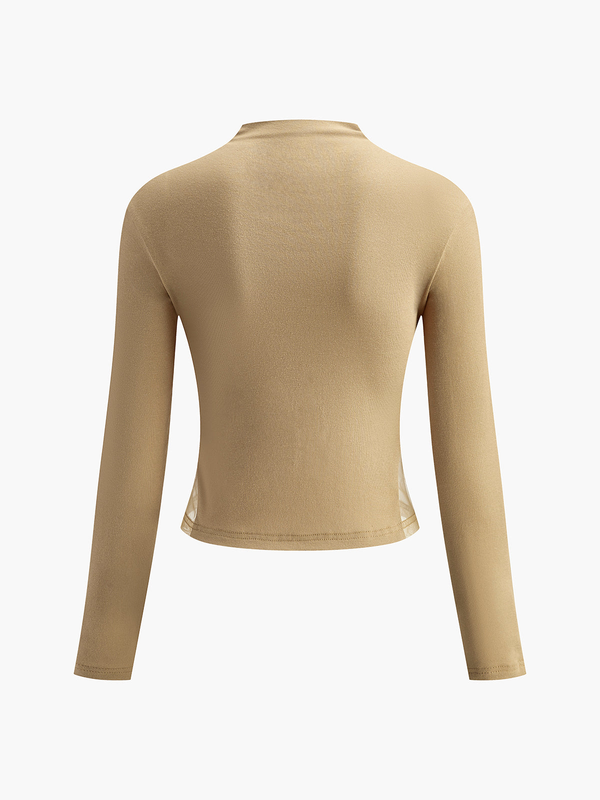 Clara | Elegantes Tulle Mesh Langarmshirt