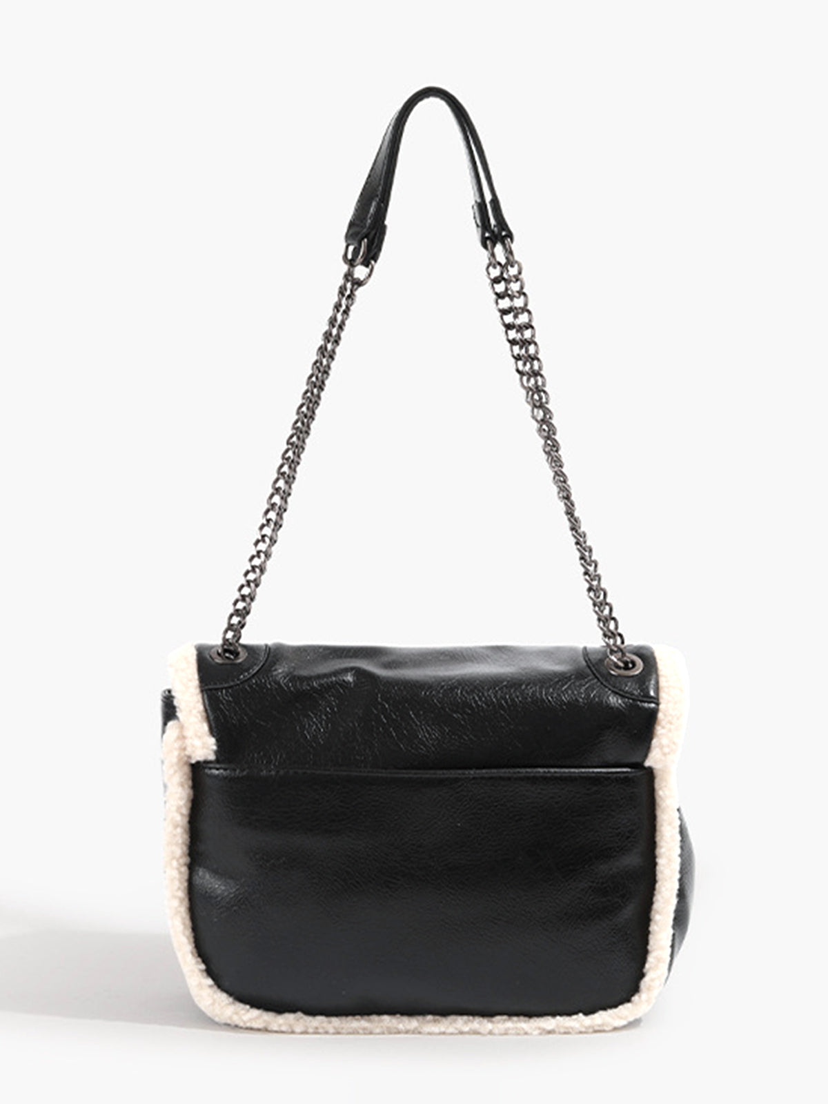 Clara | Schultertasche aus strukturiertem Fleece